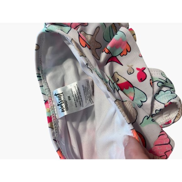 Wet Suit Club Infant Girls Swim Rash Guard Set Size 9 months Excellent Very gent - Picture 6 of 8